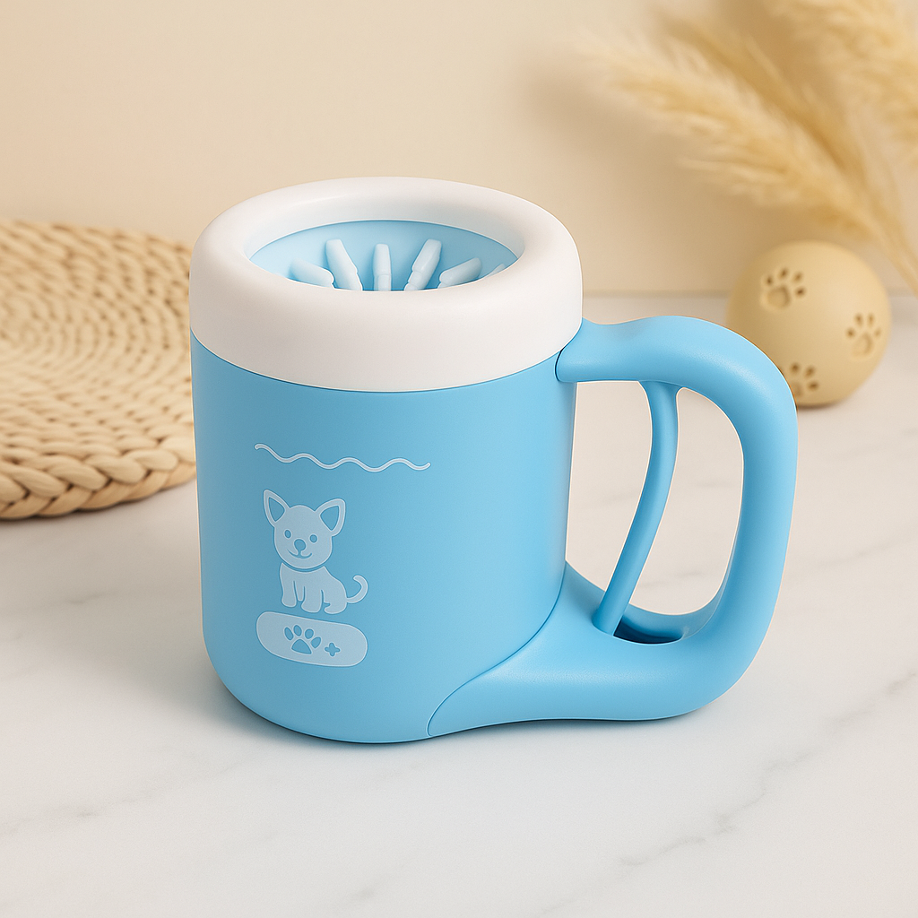 Portable Dog Paw Cleaner (Soft Silicone, Reusable)