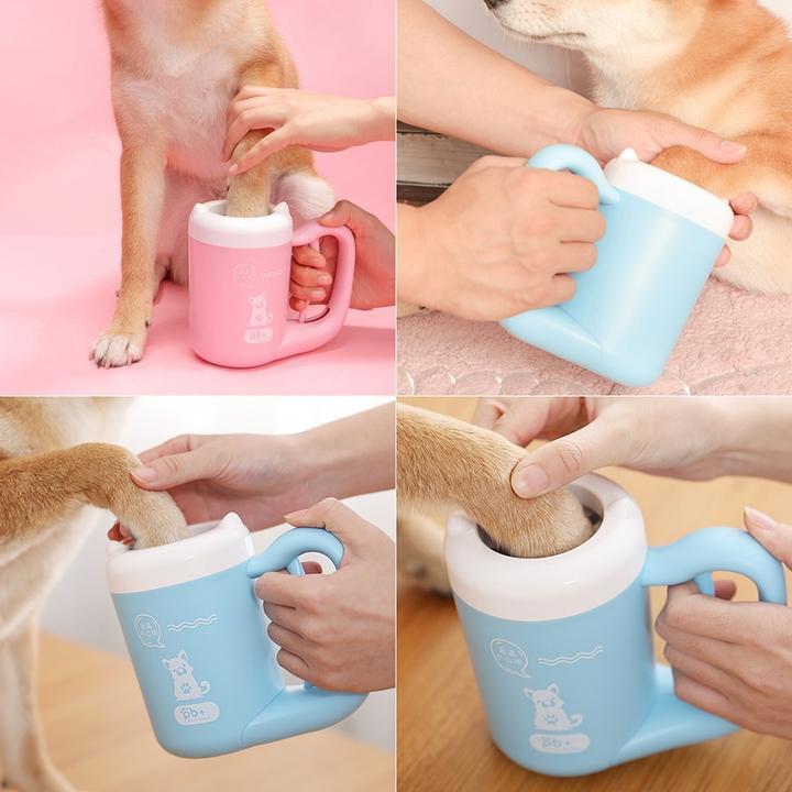 Portable Dog Paw Cleaner (Soft Silicone, Reusable)
