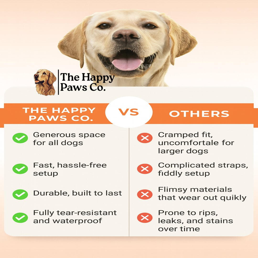 The Happy Paws™ Dog Car Seat Cover