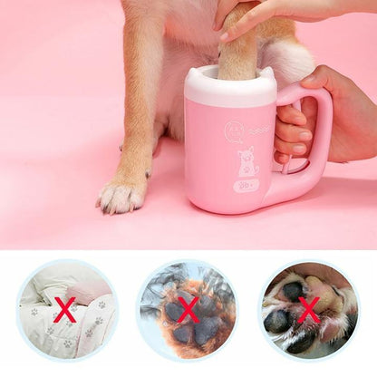 Portable Dog Paw Cleaner (Soft Silicone, Reusable)