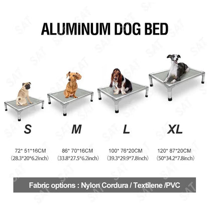 Outdoor/Indoor Aluminium Pet Bed – Durable, Waterproof and Chew-Proof