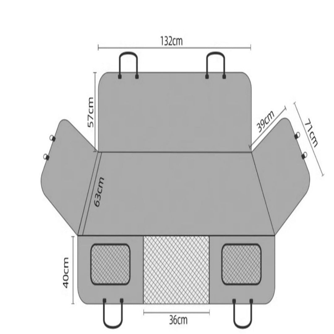 THP 2.0™ Hard Bottom Dog Car Seat Cover